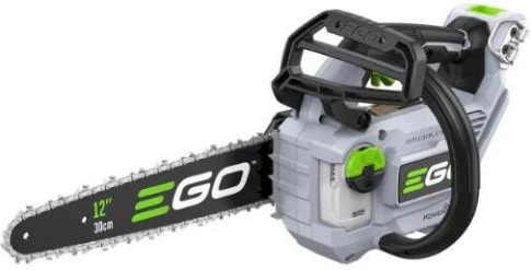 EGO CS1200E akkumulátoros felső fogantyús láncfűrész, 56 V, 30 cm láncvezető, 20 m/s láncsebesség, akku és töltő nélkül EGO CS1200E akkumulátoros felső fogantyús láncfűrész, 56 V, 30 cm láncvezető, 20 m/s láncsebesség, akku és töltő nélkül