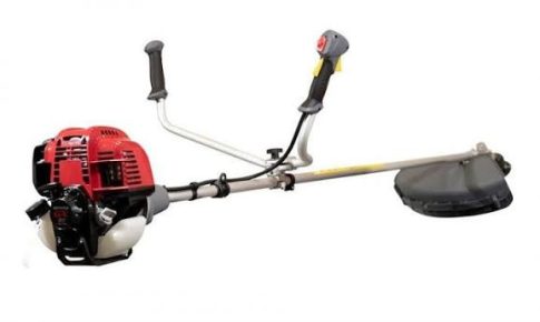 Honda UMK450 U benzines fűkasza, 47,9 cm³, GX50 négyütemű motor, kétkezes markolat, damilfej és vágótárcsa
