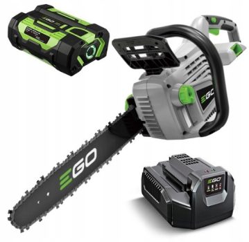 EGO CS1401E KIT akkumulátoros láncfűrész, 56 V, 35 cm láncvezető, 13,5 m/s láncsebesség, 2,5 Ah akkuval és töltővel EGO CS1401E KIT akkumulátoros láncfűrész, 56 V, 35 cm láncvezető, 13,5 m/s láncsebesség, 2,5 Ah akkuval és töltővel