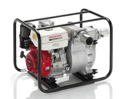 Honda WT30 zagyszivattyú, benzines 3 colos vízszivattyú, 1210 l/perc, 27 m emelőmagasság, GX240 motor