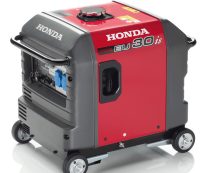   Honda EU30is inverteres áramfejlesztő, 3000 W, 230 V, GX200 négyütemű benzinmotor, elektromos indítás