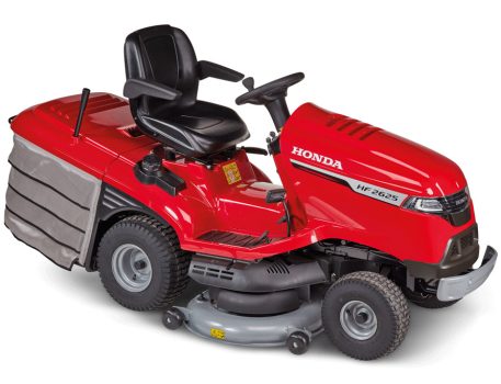 Honda HF2625 HME benzines fűnyíró traktor, 122 cm vágószélesség, GXV690 V-Twin motor, hidrosztatikus hajtás, 350 l fűgyűjtő