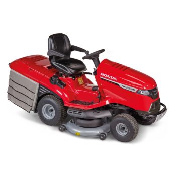 Honda HF2625 HTE benzines fűnyíró traktor, 122 cm vágószélesség, GXV690 V-Twin motor, hidrosztatikus hajtás, 350 l fűgyűjtő