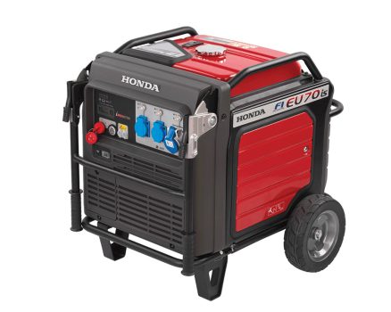 Honda EU70is inverteres önindítós áramfejlesztő, 7000 W, 230 V, GX390 benzinmotor, elektromos indítás Honda EU70is inverteres önindítós áramfejlesztő, 7000 W, 230 V, GX390 benzinmotor, elektromos indítás