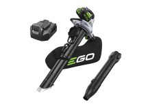   EGO LV5004E KIT 3 az 1-ben akkumulátoros lombszívó és lombfúvó, 56 V, 850 m³/h, 40 l gyűjtő, 16:1 aprítás, 2,5 Ah akkuval és töltővel