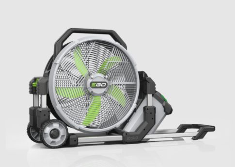 EGO FN1800E akkumulátoros párásító ventilátor, 56 V, 45 cm, 7000 m³/h, 5 sebesség + Turbo, akku és töltő nélkül EGO FN1800E akkumulátoros párásító ventilátor, 56 V, 45 cm, 7000 m³/h, 5 sebesség + Turbo, akku és töltő nélkül
