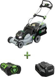 EGO LM1701E KIT akkumulátoros tolós fűnyíró, 56 V, 42 cm vágószélesség, 55 l fűgyűjtő, 2,5 Ah akkuval és töltővel