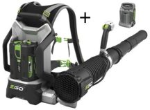   EGO LB6002E KIT akkumulátoros háti lombfúvó, 56 V, 1020 m³/h, 19,2 N fúvóerő, 5,0 Ah akkuval és gyorstöltővel