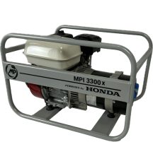   MP Motor MPI 3300 X PBH benzines áramfejlesztő, 3300 VA, 230 V, Honda GX200 motor, egyfázisú, kézi indítás