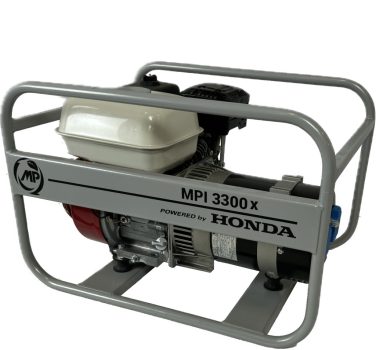 MP Motor MPI 3300 X PBH benzines áramfejlesztő, 3300 VA, 230 V, Honda GX200 motor, egyfázisú, kézi indítás MP Motor MPI 3300 X PBH benzines áramfejlesztő, 3300 VA, 230 V, Honda GX200 motor, egyfázisú, kézi indítás