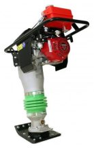   Honda HTI 64D benzines döngölőbéka, 14 kN ütőerő, 280 × 320 mm döngölőtalp, GX120 motor, 2,6 kW, 680 ütés/perc, 64 kg