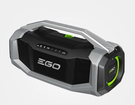 EGO SK1800E akkumulátoros kültéri Bluetooth hangszóró, 56 V, 180 W, 55 m hatótáv, USB-C PD 100 W, akku és töltő nélkül