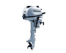   Honda BF 6 SH U csónakmotor, 6 LE, 127 cm³ négyütemű benzinmotor, rövid csizmás, kézi indítás, külső üzemanyagtartály
