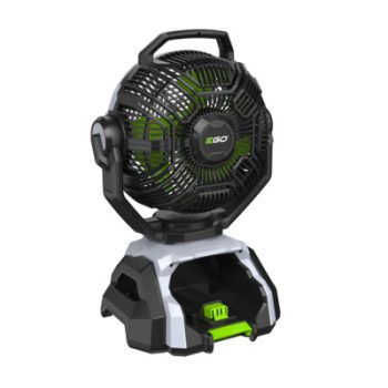 EGO FN1000E KIT akkumulátoros párásító ventilátor, 56 V, 25 cm, 5 sebesség + Turbo, 2,5 Ah akkuval, CH2100E töltővel