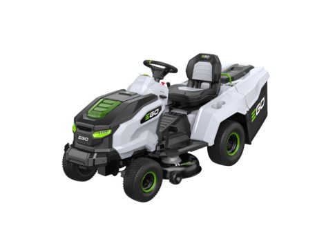 EGO TR3801E-B KIT akkumulátoros fűnyíró traktor, 56 V, 98 cm, 300 l fűgyűjtő, CHV1600E 1600 W töltővel, akku nélkül EGO TR3801E-B KIT akkumulátoros fűnyíró traktor, 56 V, 98 cm, 300 l fűgyűjtő, CHV1600E 1600 W töltővel, akku nélkül