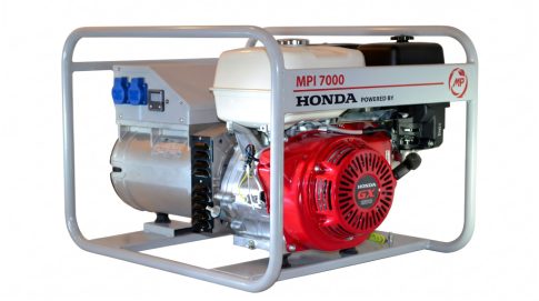 MP Motor MPI 7000 PBH benzines áramfejlesztő, 7000 VA, 230/400 V, 1 és 3 fázisú, Honda GX390 motor