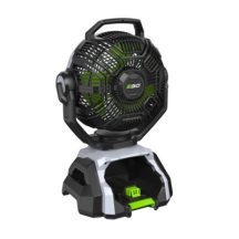   EGO FN1000E akkumulátoros párásító ventilátor, 56 V, 25 cm, 5 sebesség + Turbo, 3 párásítási fokozat, akku és töltő nélkül
